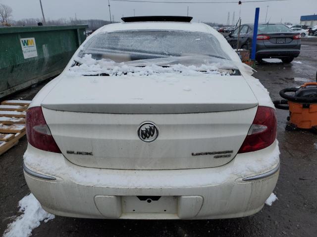2G4WE567651352584 - 2005 BUICK LACROSSE CXS WHITE photo 6