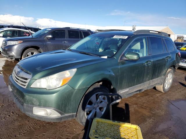 4S4BRCCCXA3360720 - 2010 SUBARU OUTBACK 2.5I PREMIUM GREEN photo 1