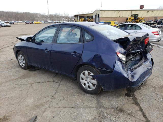 KMHDU46D08U392176 - 2008 HYUNDAI ELANTRA GLS BLUE photo 2