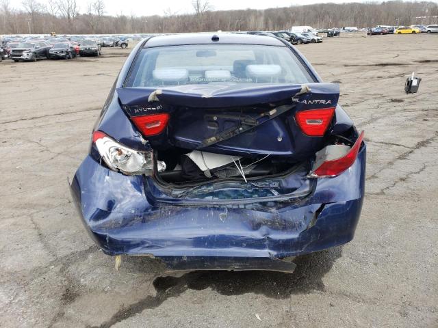 KMHDU46D08U392176 - 2008 HYUNDAI ELANTRA GLS BLUE photo 6