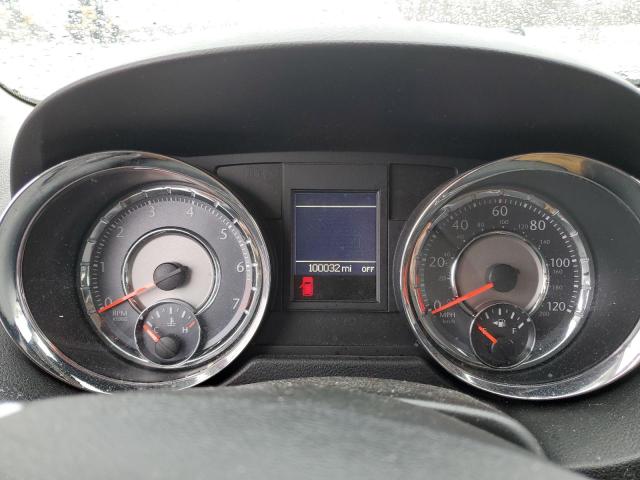 2C4RC1CG8CR393110 - 2012 CHRYSLER TOWN & COU TOURING L BLACK photo 9