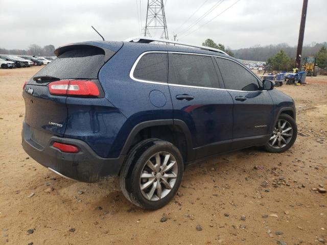 1C4PJLDB3JD559044 - 2018 JEEP CHEROKEE LIMITED BLUE photo 3