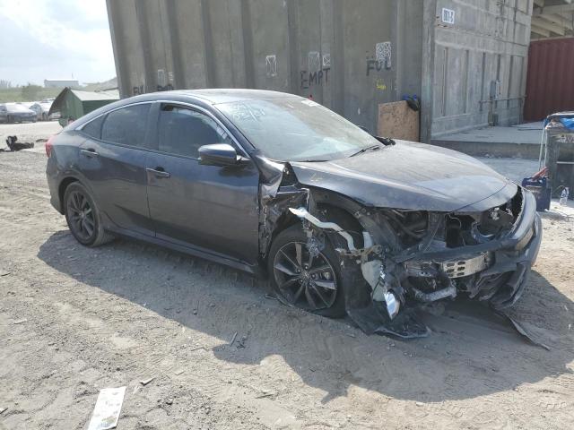 19XFC1F35KE016391 - 2019 HONDA CIVIC EX BLUE photo 4