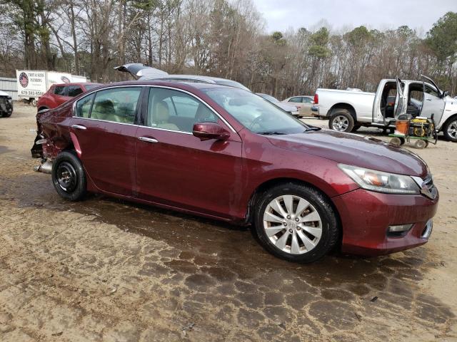 1HGCR2F82FA265194 - 2015 HONDA ACCORD EXL BURGUNDY photo 4