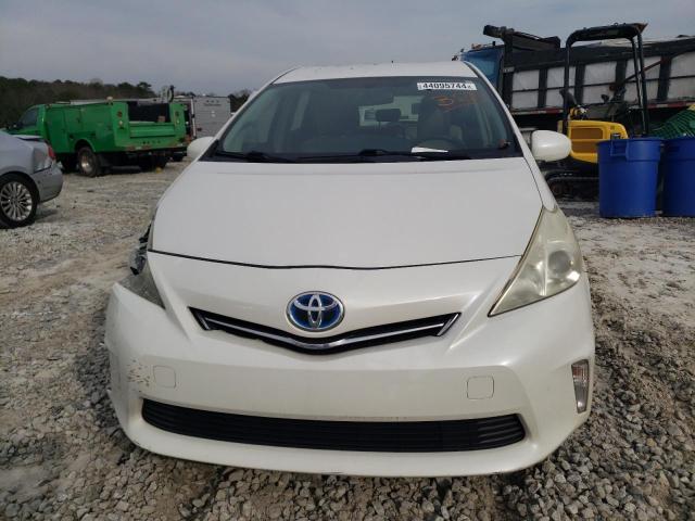 JTDZN3EU3C3153531 - 2012 TOYOTA PRIUS V WHITE photo 5