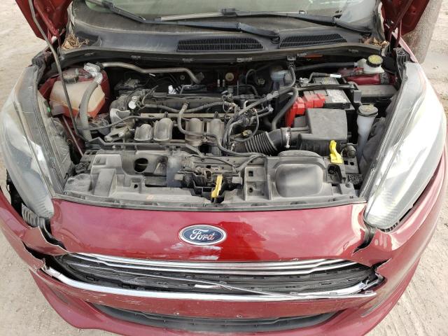 3FADP4BJ1HM147422 - 2017 FORD FIESTA SE RED photo 11