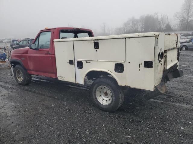 1FTEF14Y7SNB76768 - 1995 FORD F150 MAROON photo 2