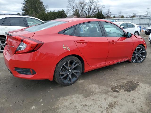 2HGFC2E85LH520451 - 2020 HONDA CIVIC SPORT RED photo 3