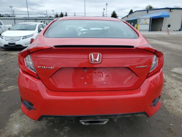 2HGFC2E85LH520451 - 2020 HONDA CIVIC SPORT RED photo 6