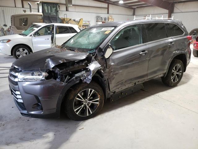 5TDZARFH6KS044560 - 2019 TOYOTA HIGHLANDER LE GRAY photo 1