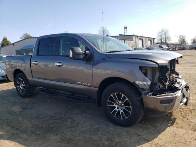 1N6AA1ED5MN536175 - 2021 NISSAN TITAN SV GRAY photo 4