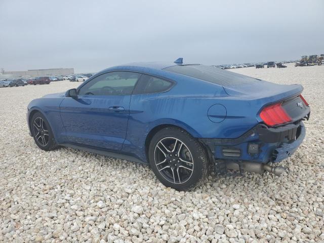 1FA6P8TH3N5123443 - 2022 FORD MUSTANG BLUE photo 2