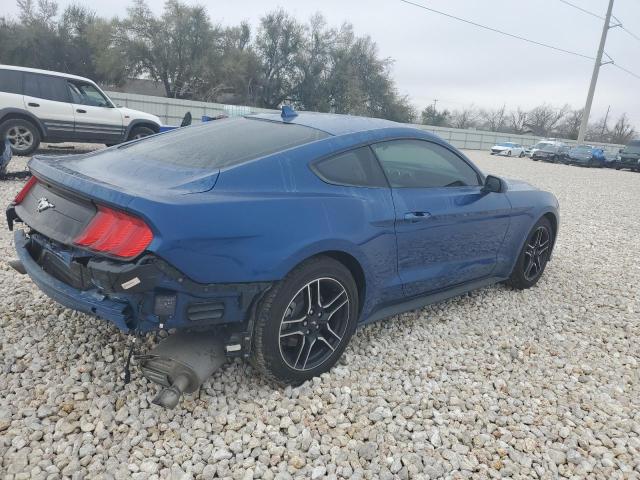 1FA6P8TH3N5123443 - 2022 FORD MUSTANG BLUE photo 3