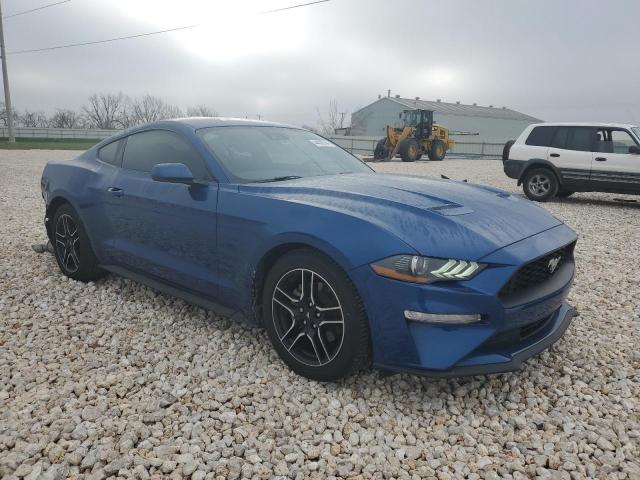 1FA6P8TH3N5123443 - 2022 FORD MUSTANG BLUE photo 4