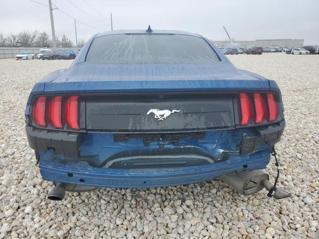 1FA6P8TH3N5123443 - 2022 FORD MUSTANG BLUE photo 6