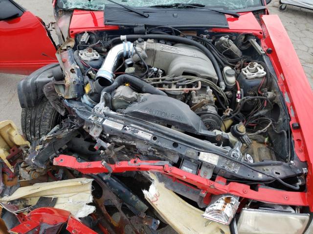 1FACP40E7PF150664 - 1993 FORD MUSTANG LX RED photo 11
