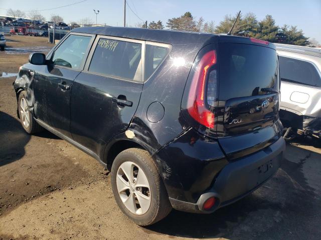 KNDJN2A23F7152372 - 2015 KIA SOUL BLACK photo 2