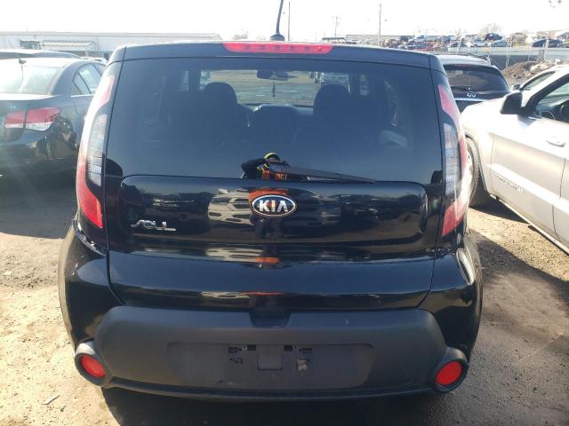 KNDJN2A23F7152372 - 2015 KIA SOUL BLACK photo 6