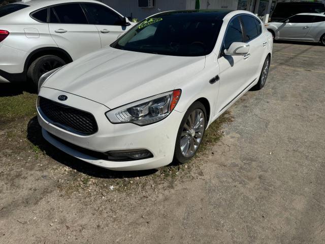 KNALW4D45F6017959 - 2015 KIA K900 WHITE photo 2