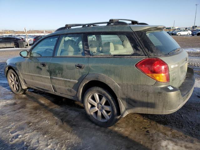 4S4BP61C767315387 - 2006 SUBARU LEGACY OUTBACK 2.5I GREEN photo 2