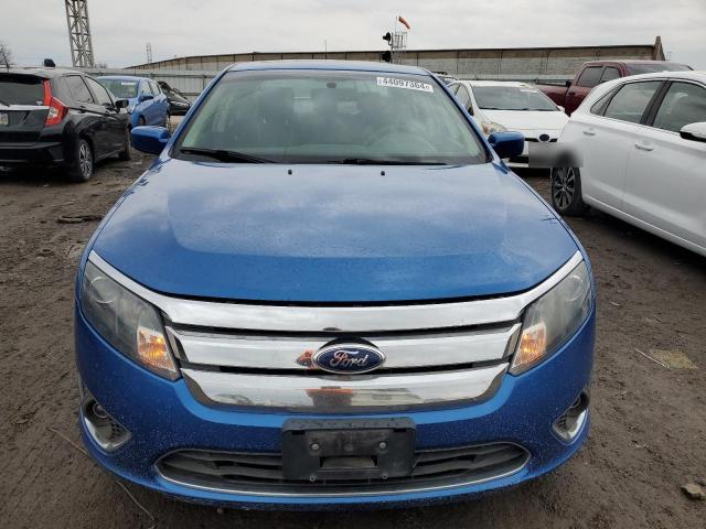 3FAHP0HA9CR374712 - 2012 FORD FUSION SE BLUE photo 5