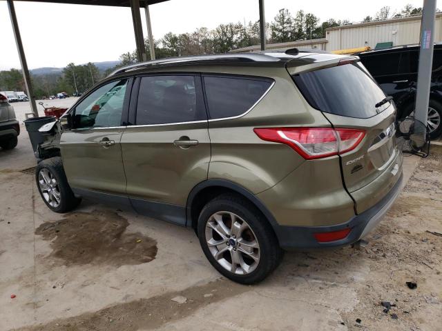 1FMCU9J95EUA07248 - 2014 FORD ESCAPE TITANIUM GREEN photo 2