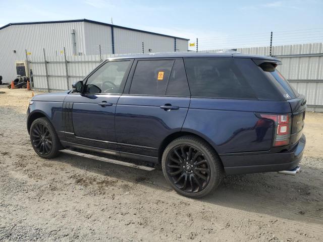 SALGV2FE8HA364003 - 2017 LAND ROVER RANGE ROVE AUTOBIOGRAPHY BLUE photo 2