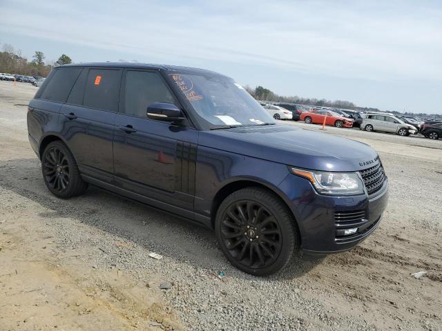 SALGV2FE8HA364003 - 2017 LAND ROVER RANGE ROVE AUTOBIOGRAPHY BLUE photo 4