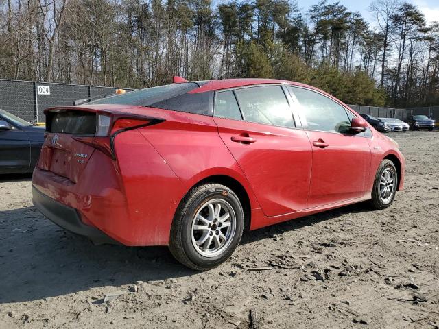 JTDL9RFU4K3003390 - 2019 TOYOTA PRIUS RED photo 3