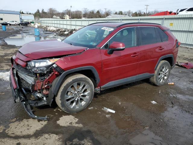 2T3A1RFV5LC072676 - 2020 TOYOTA RAV4 XLE PREMIUM RED photo 1