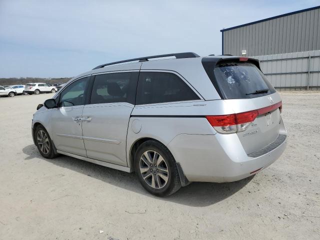 5FNRL5H90FB048428 - 2015 HONDA ODYSSEY TOURING SILVER photo 2