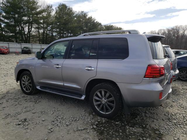 JTJHY7AX9B4075451 - 2011 LEXUS LX 570 GRAY photo 2