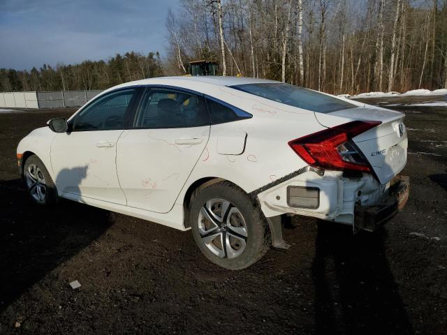 2HGFC2F55JH025085 - 2018 HONDA CIVIC LX WHITE photo 2