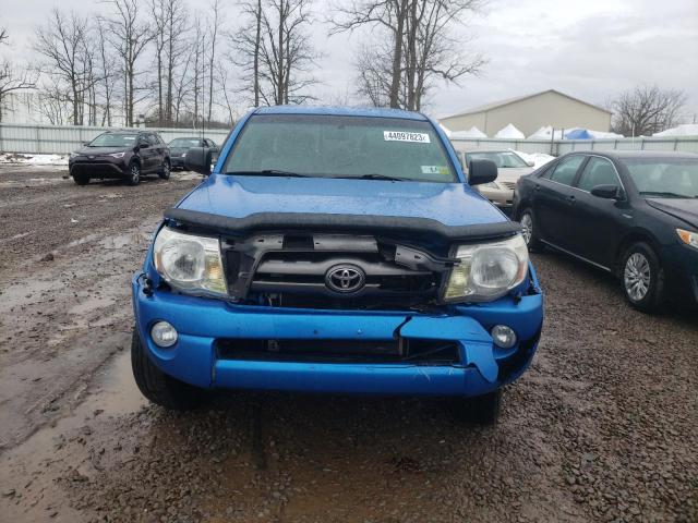 5TELU4EN3AZ684492 - 2010 TOYOTA TACOMA DOUBLE CAB BLUE photo 5