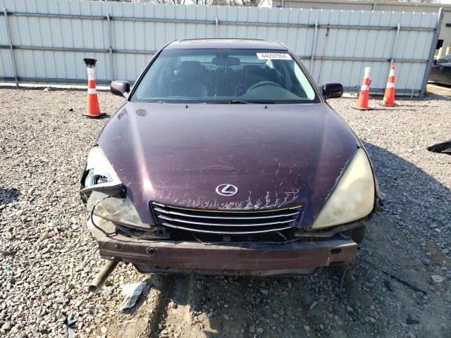 JTHBF30G530139291 - 2003 LEXUS ES 300 BURGUNDY photo 5