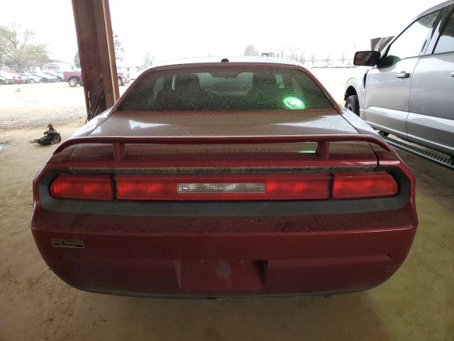 2B3CJ4DV7AH133540 - 2010 DODGE CHALLENGER SE RED photo 6