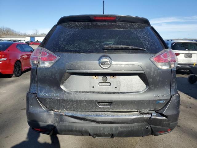 5N1AT2MV6EC840900 - 2014 NISSAN ROGUE S GRAY photo 6