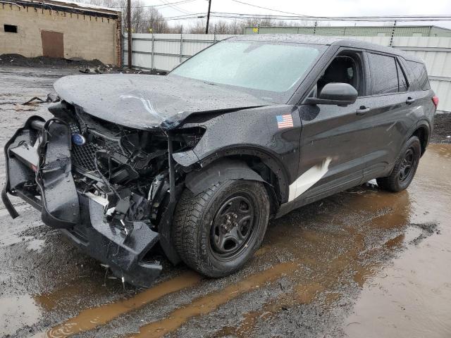 1FM5K8AB2MGB61702 - 2021 FORD EXPLORER POLICE INTERCEPTOR BLACK photo 1