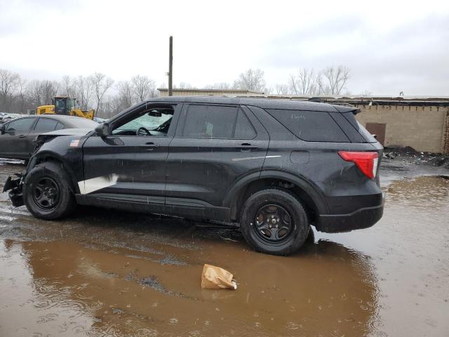 1FM5K8AB2MGB61702 - 2021 FORD EXPLORER POLICE INTERCEPTOR BLACK photo 2