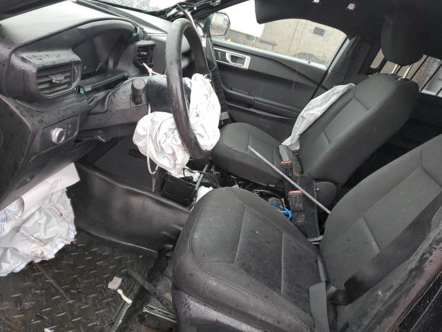 1FM5K8AB2MGB61702 - 2021 FORD EXPLORER POLICE INTERCEPTOR BLACK photo 7