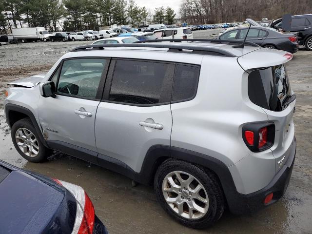 ZACCJBBB1JPG99610 - 2018 JEEP RENEGADE LATITUDE SILVER photo 2