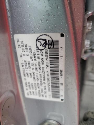 1HGCP2F47AA018877 - 2010 HONDA ACCORD LXP SILVER photo 12