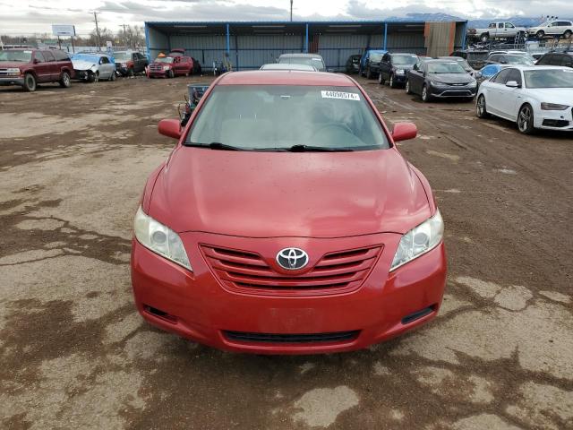 4T1BE46K07U192819 - 2007 TOYOTA CAMRY CE RED photo 5