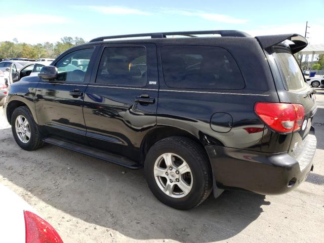 5TDZY64A38S004915 - 2008 TOYOTA SEQUOIA sr BLACK photo 2