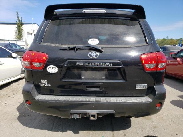 5TDZY64A38S004915 - 2008 TOYOTA SEQUOIA sr BLACK photo 6