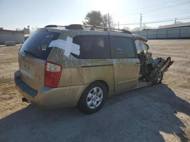 KNDMB23357614934X - 2007 KIA SEDONA EX BEIGE photo 3