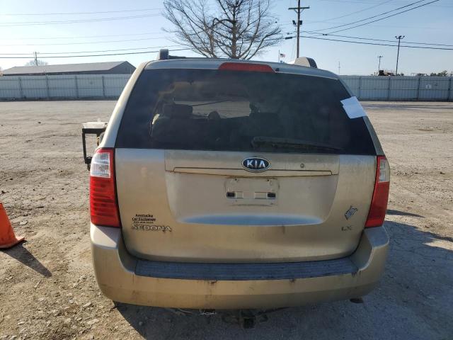 KNDMB23357614934X - 2007 KIA SEDONA EX BEIGE photo 6