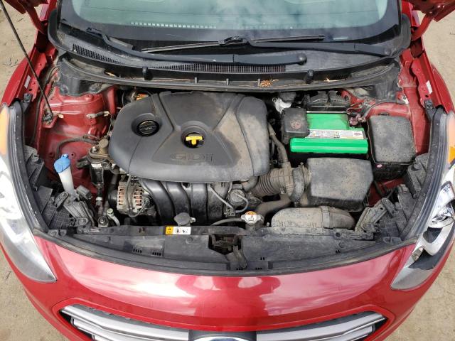 KMHD35LH6GU338007 - 2016 HYUNDAI ELANTRA GT RED photo 11