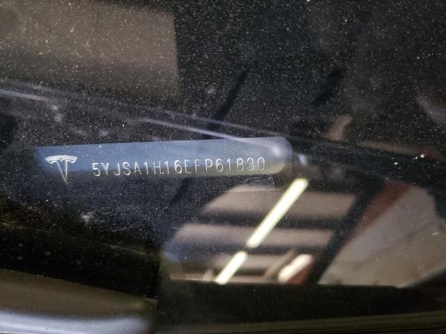 5YJSA1H16EFP61830 - 2014 TESLA MODEL S Boz foto 12