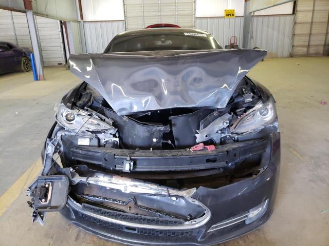5YJSA1H16EFP61830 - 2014 TESLA MODEL S Boz foto 5